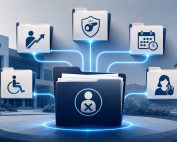 Medical practice case file branching into wrongful termination, retaliation, leave, disability, and harassment claim folders.